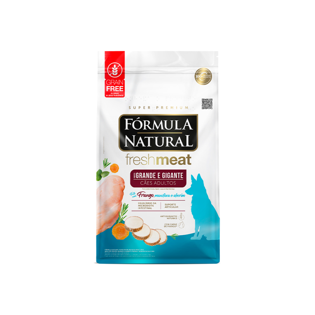 Adimax FreshMeat - Adultos - Raças Grande&Gigante - 12KG