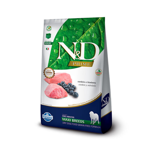 N&D Prime - Adultos - Porte Grande - Cordeiro - 10KG