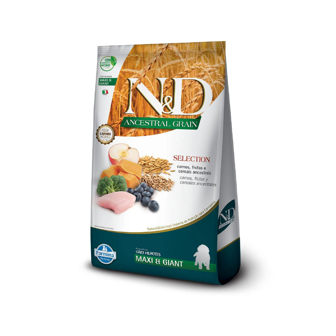 N&D Ancestral Grain - Filhotes - Porte Grande - 15KG