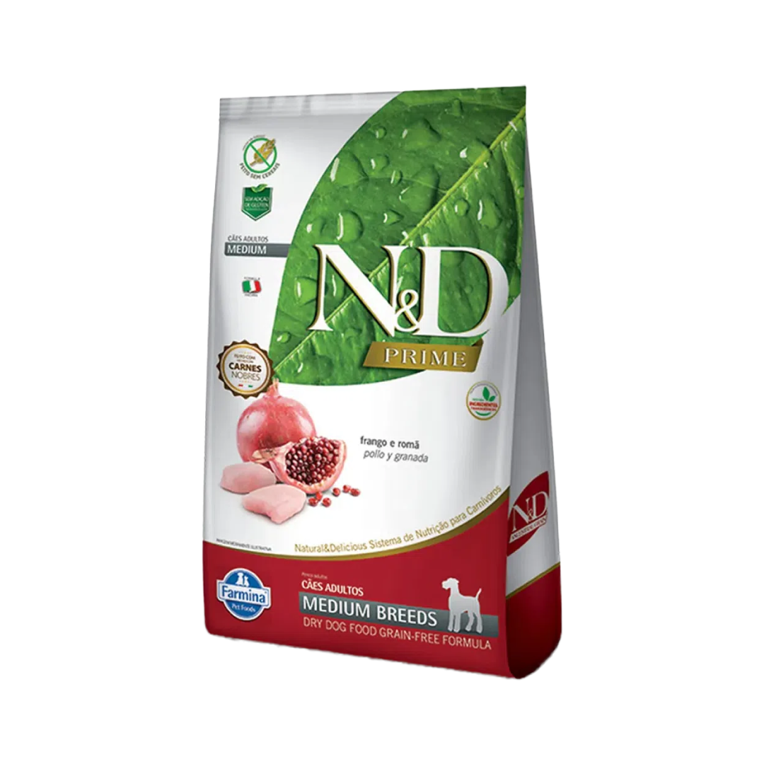N&D Prime - Adultos - Porte Médio - 10KG
