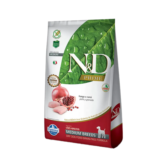 N&D Prime - Adultos - Porte Médio - 10KG
