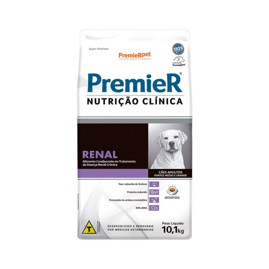 Premier Nutrição Renal - Adultos - Porte Médio e Grande - 10KG