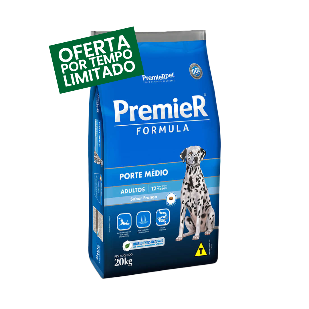 Premier Formula - Porte Médio - Frango - 20KG