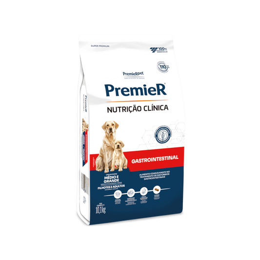 Premier Nutrição Gastrointestinal - Filhotes e Adultos - Porte Médio & Grande - 10KG