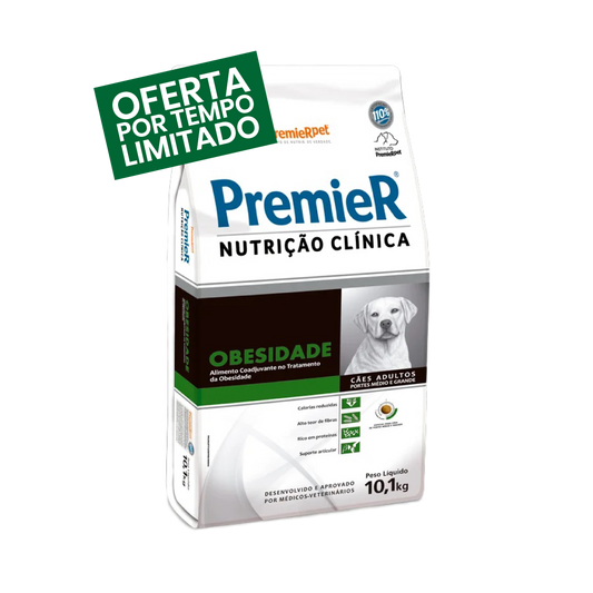 Premier Nutrição Obesidade - Adultos - Porte Médio & Grande - 10KG