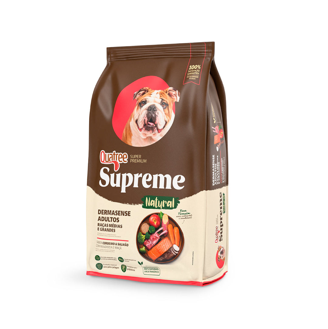 Quatree Supreme Dermasense - Porte Médio e Grande  - Adultos - 15KG