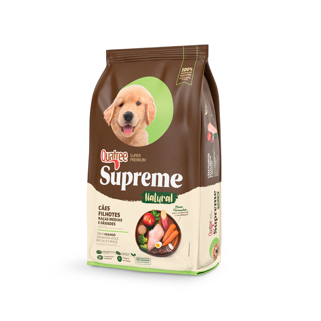 Quatree Supreme - Filhotes - Porte Médio e Grande - 15KG